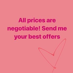 SEND ME OFFERS ON ANYTHING YOU LIKE❤️